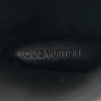 Louis Vuitton Rubber Embossed Monogram Drops High Boots 36 Black 7 of 12