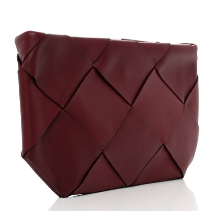 Bottega Veneta Nappa Maxi Blown Up Intrecciato Pouch Clutch Bordeaux 3 of 6