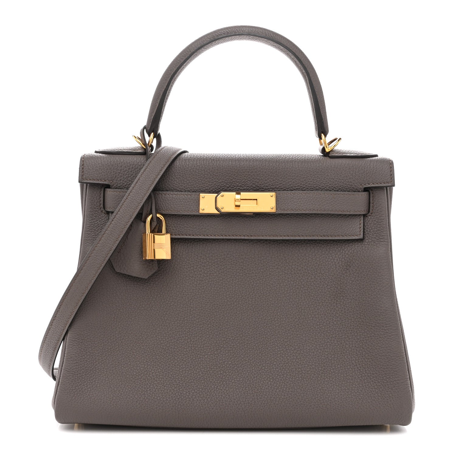 Hermes Togo Kelly Retourne 28 Etain 1 of 11
