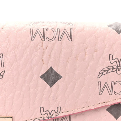 MCM Visetos Large Patricia Wallet On Chain Soft Pink 12 of 14