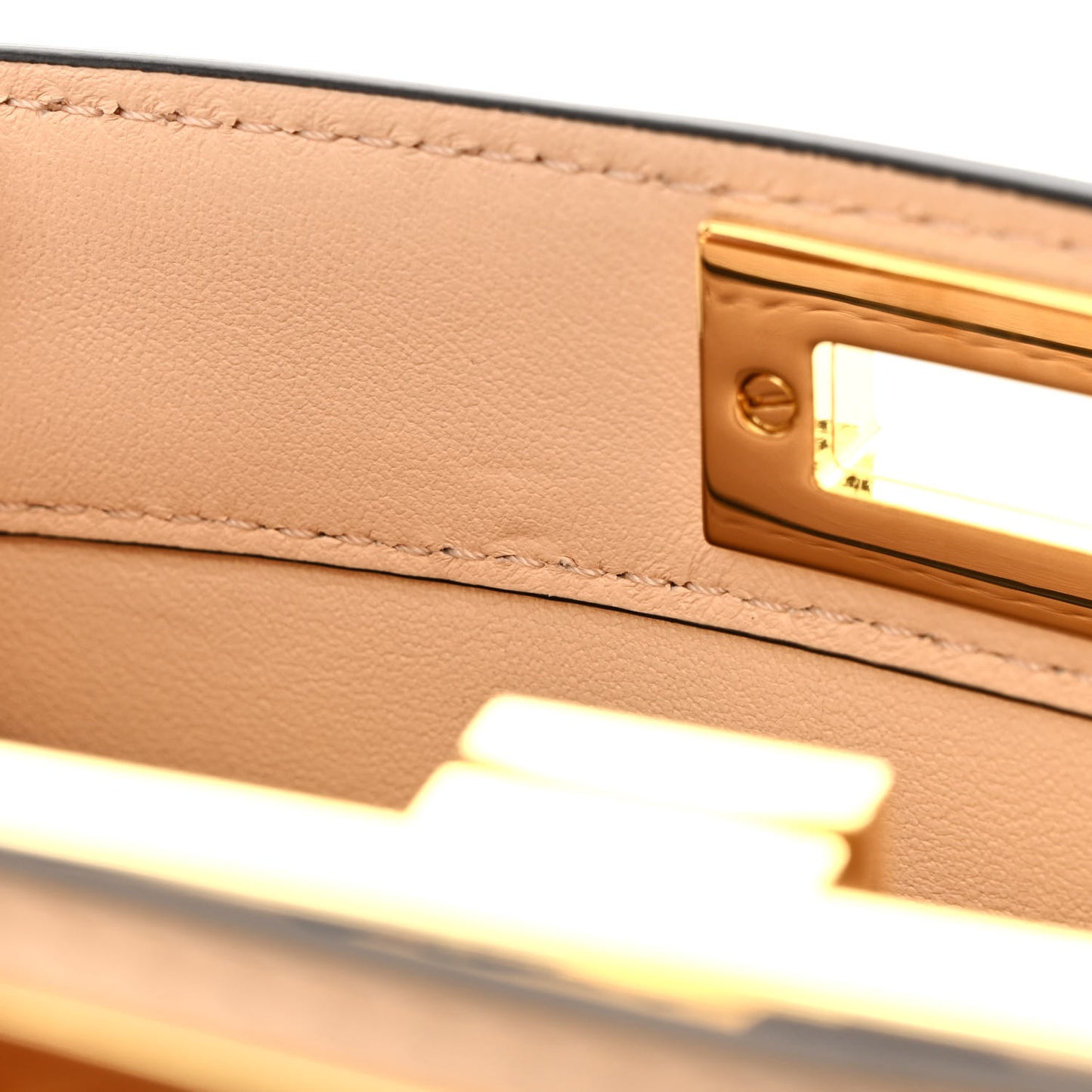 Shiny Nappa Petite Peekaboo I SEE U Satchel Rosa Confetto