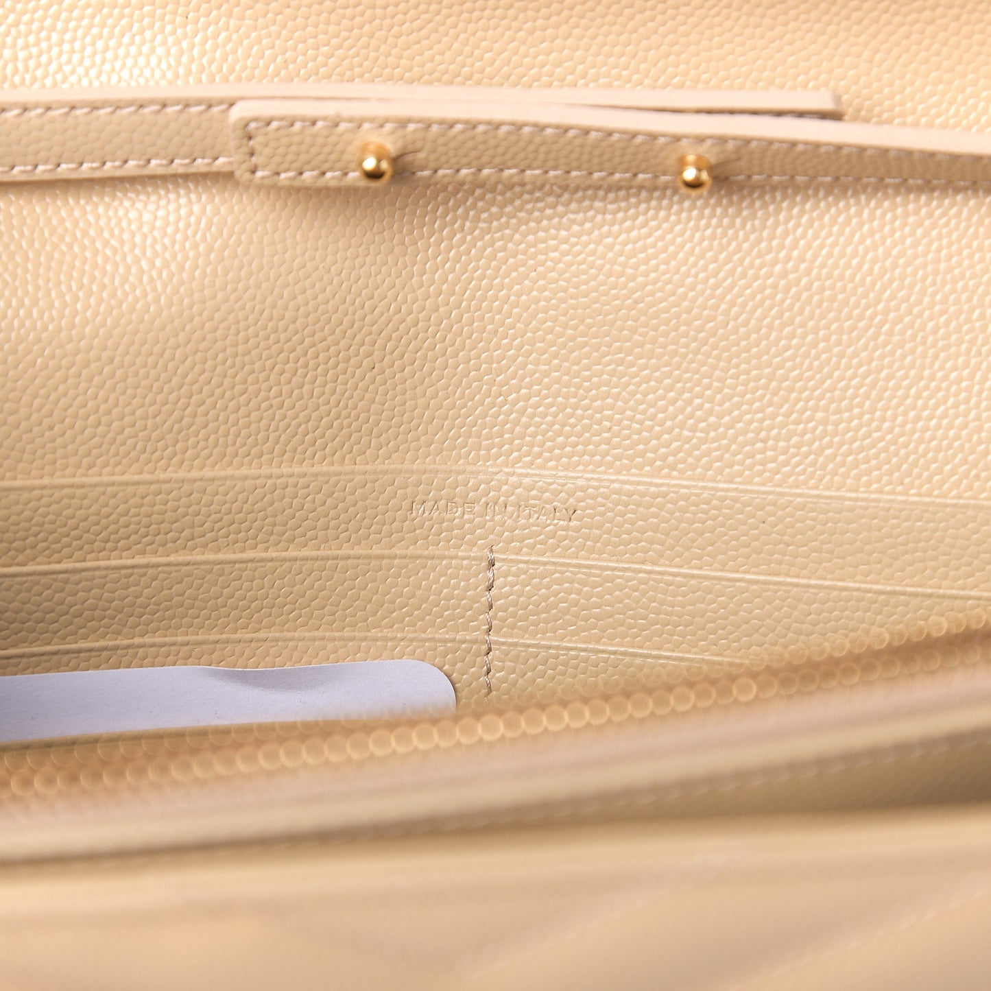 Grain De Poudre Matelasse Chevron Monogram Chain Wallet Nude Powder