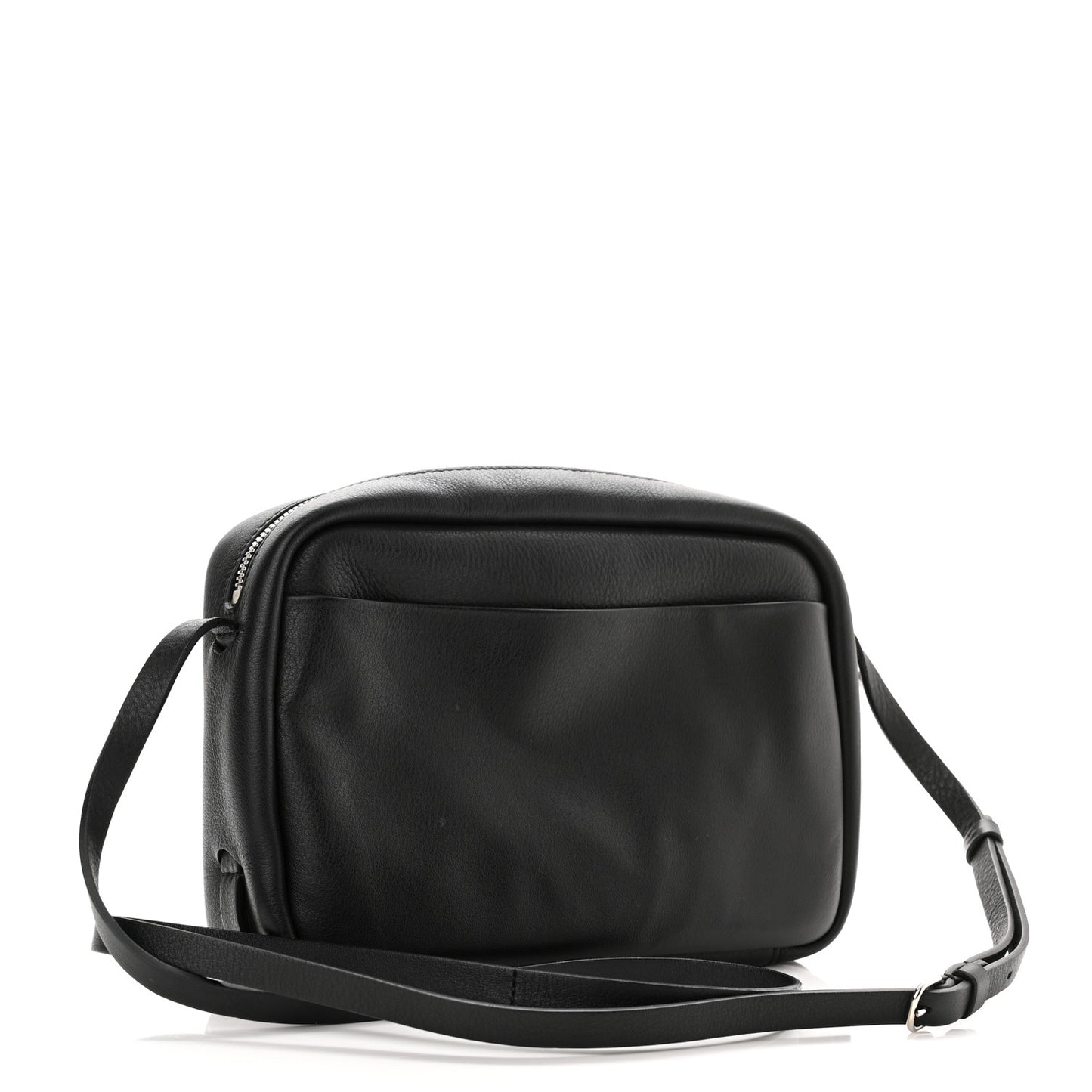 Calfskin Logo XS Everyday Camera Bag Black