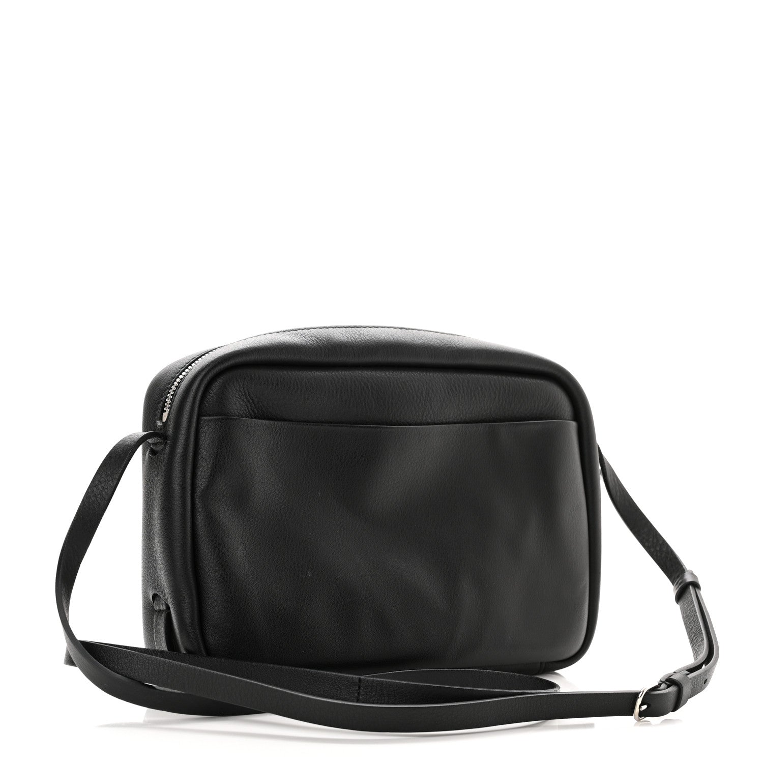 Balenciaga Calfskin Logo XS Everyday Camera Bag Black 2 of 10