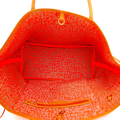 Louis Vuitton Monogram Graffiti Neverfull GM Orange 5 of 9
