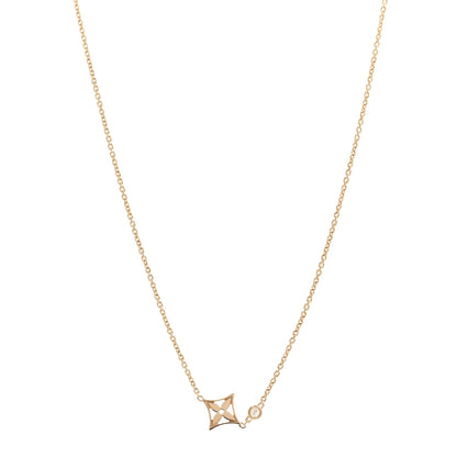 Louis Vuitton 18K Yellow Gold Diamond Idylle Blossom Pendant Necklace 1 of 6