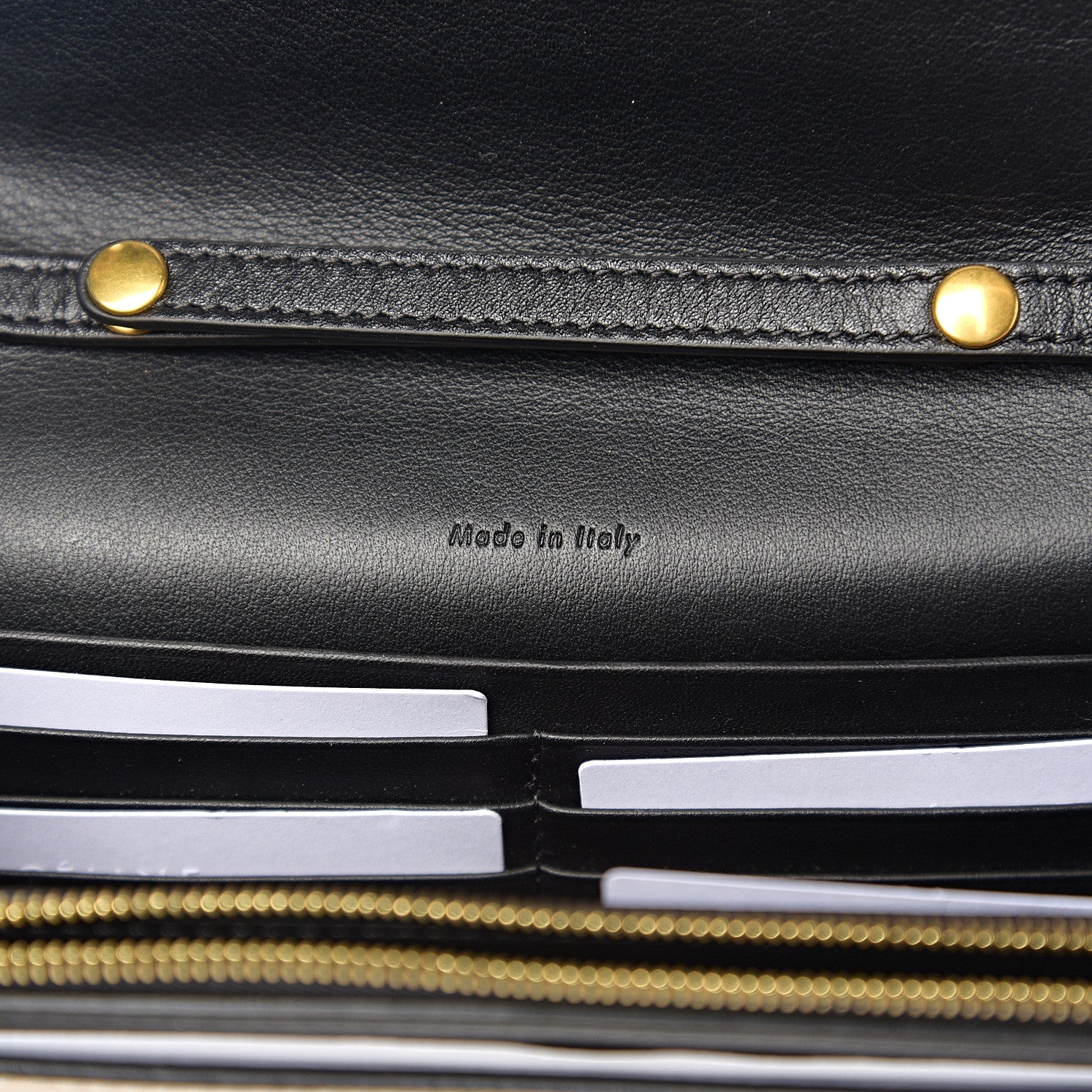 Celine Shiny Calfskin Clutch On A Chain Multicolor 5 of 9