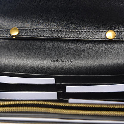 Celine Shiny Calfskin Clutch On A Chain Multicolor 5 of 9