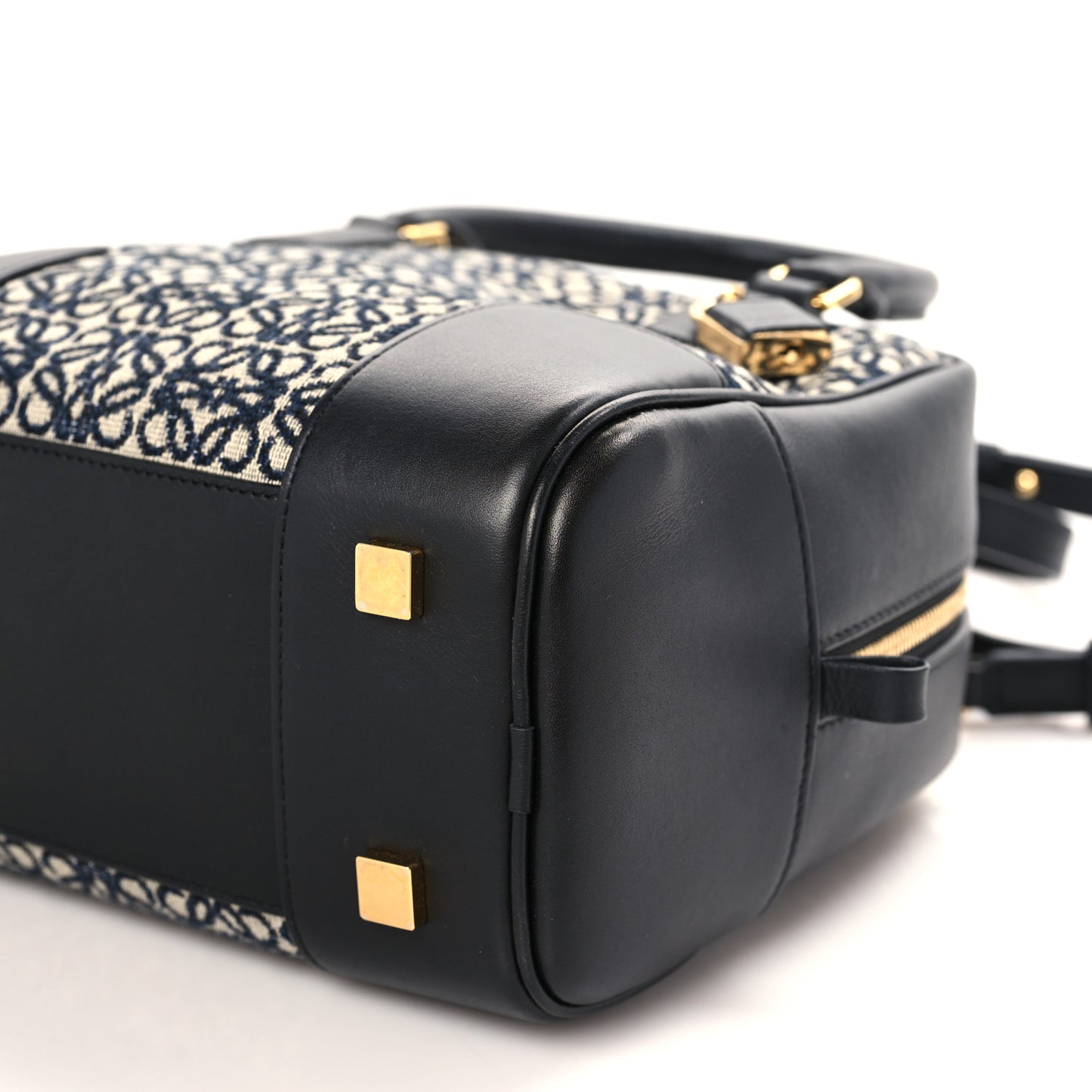 Jacquard Anagram Calfskin Amazona 19 Black Navy