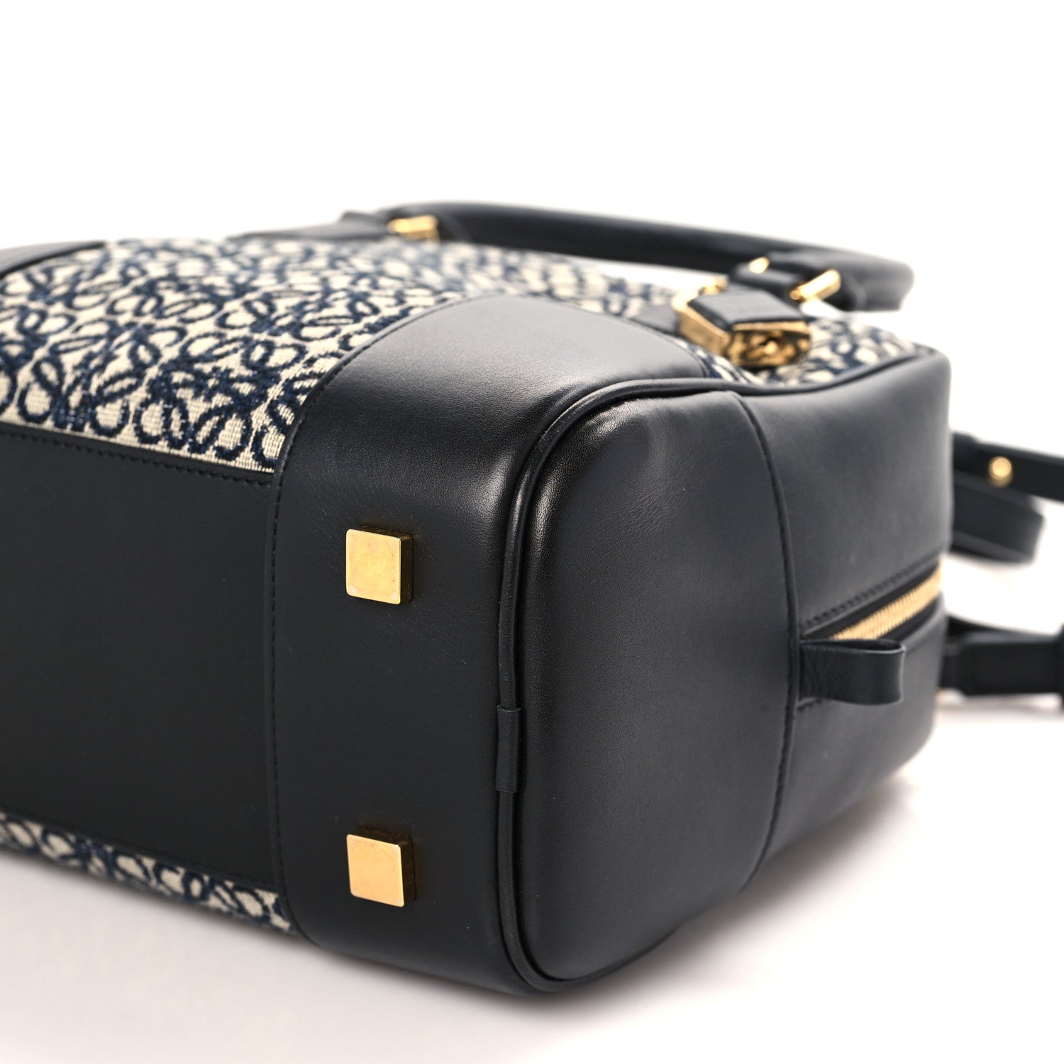 Loewe Jacquard Anagram Calfskin Amazona 19 Black Navy 8 of 8