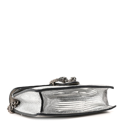 Gucci Lizard Super Mini Dionysus Bag  Silver 3 of 8