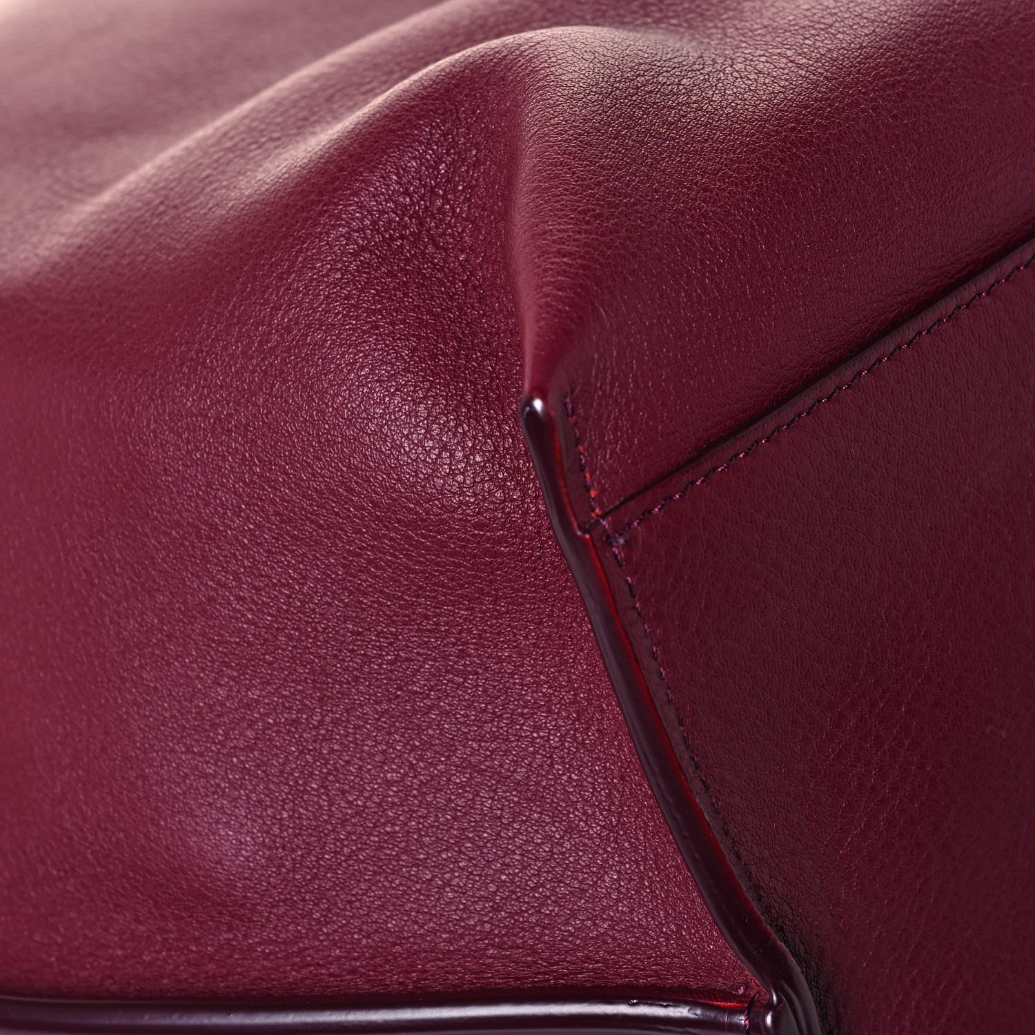 Chloe Smooth Calfskin Medium Vick Tote Burnt Mahogany 10 of 13