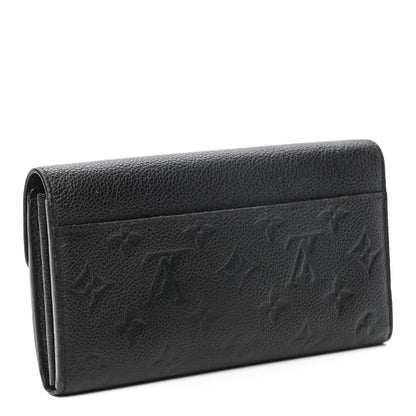 Louis Vuitton Empreinte Sarah Wallet NM Black 2 of 6