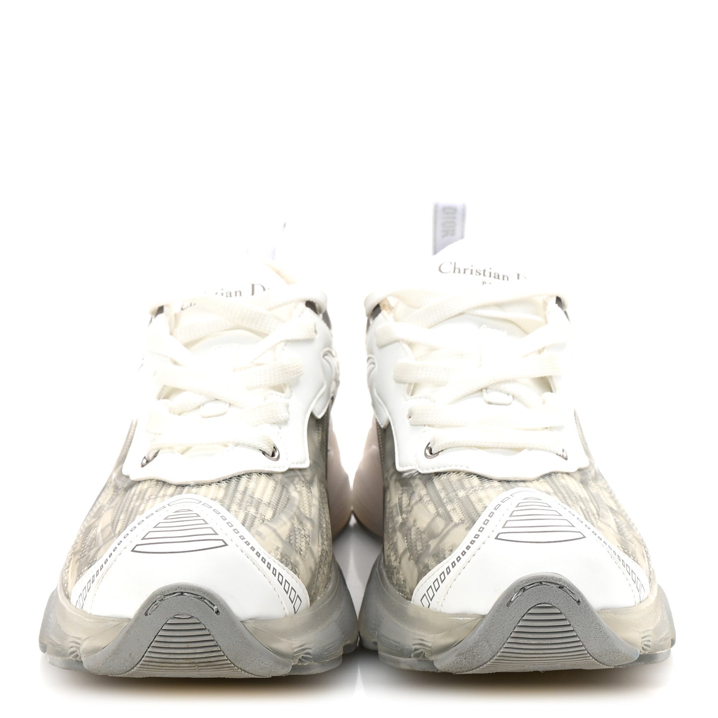 Technical Fabric Rubber Oblique Dior Vibe Sneakers 38 Gray