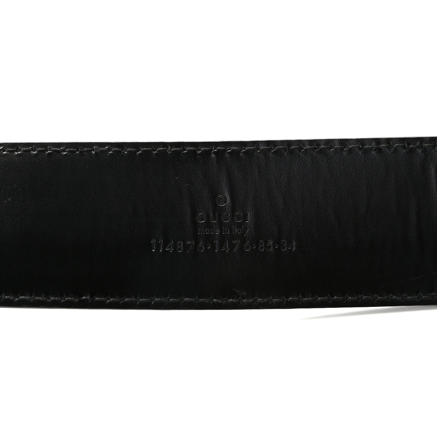 Gucci Guccissima Interlocking G 40mm Belt 85 34 Black 4 of 6