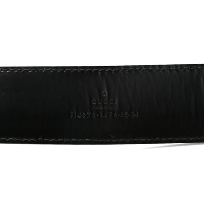 Gucci Guccissima Interlocking G 40mm Belt 85 34 Black 4 of 6