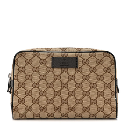 Gucci Monogram Belt Bag Dark Brown 1 of 10