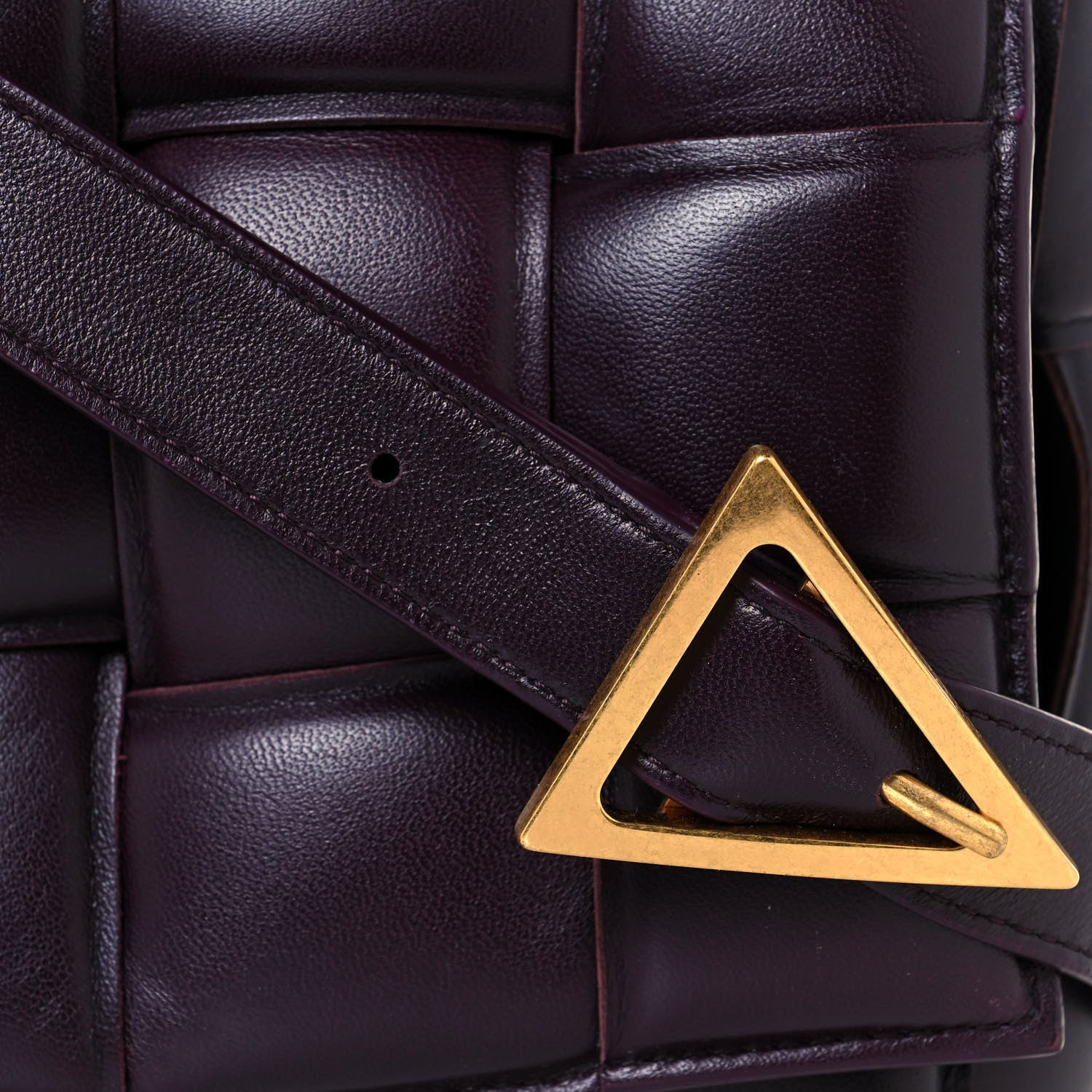 Bottega Veneta Nappa Maxi Intreccio Padded Cassette Crossbody Bag Grape 7 of 16