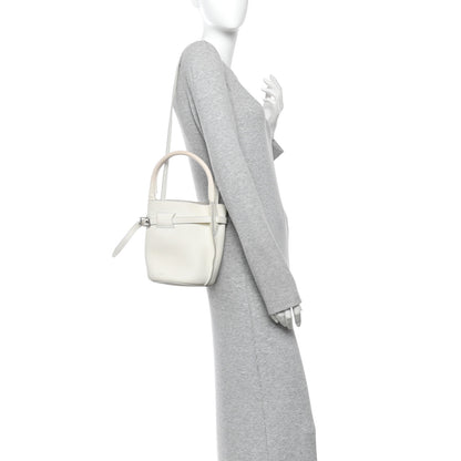 Celine Supple Grained Calfskin Nano Big Bag Bucket White 2 of 10