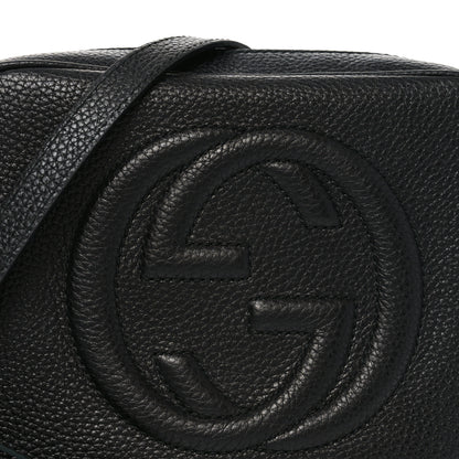Gucci Pebbled Calfskin Small Soho Disco Bag Black 8 of 10