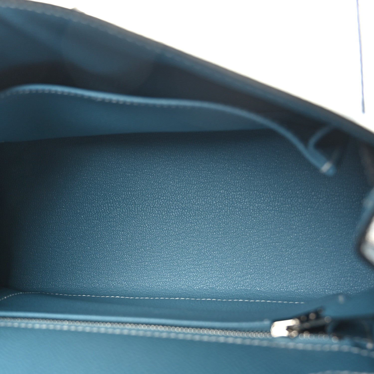 Hermes Epsom Kelly Sellier 25 New Blue Jean 5 of 8