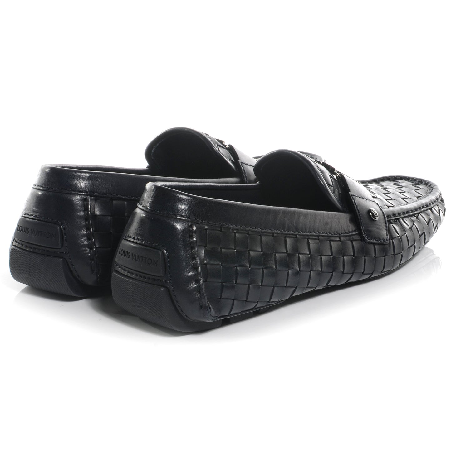 Mens Leather Monte Carlo Car Shoe Loafers 10.5 Marine