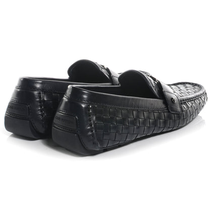 Louis Vuitton Mens Leather Monte Carlo Car Shoe Loafers 10.5 Marine 4 of 7
