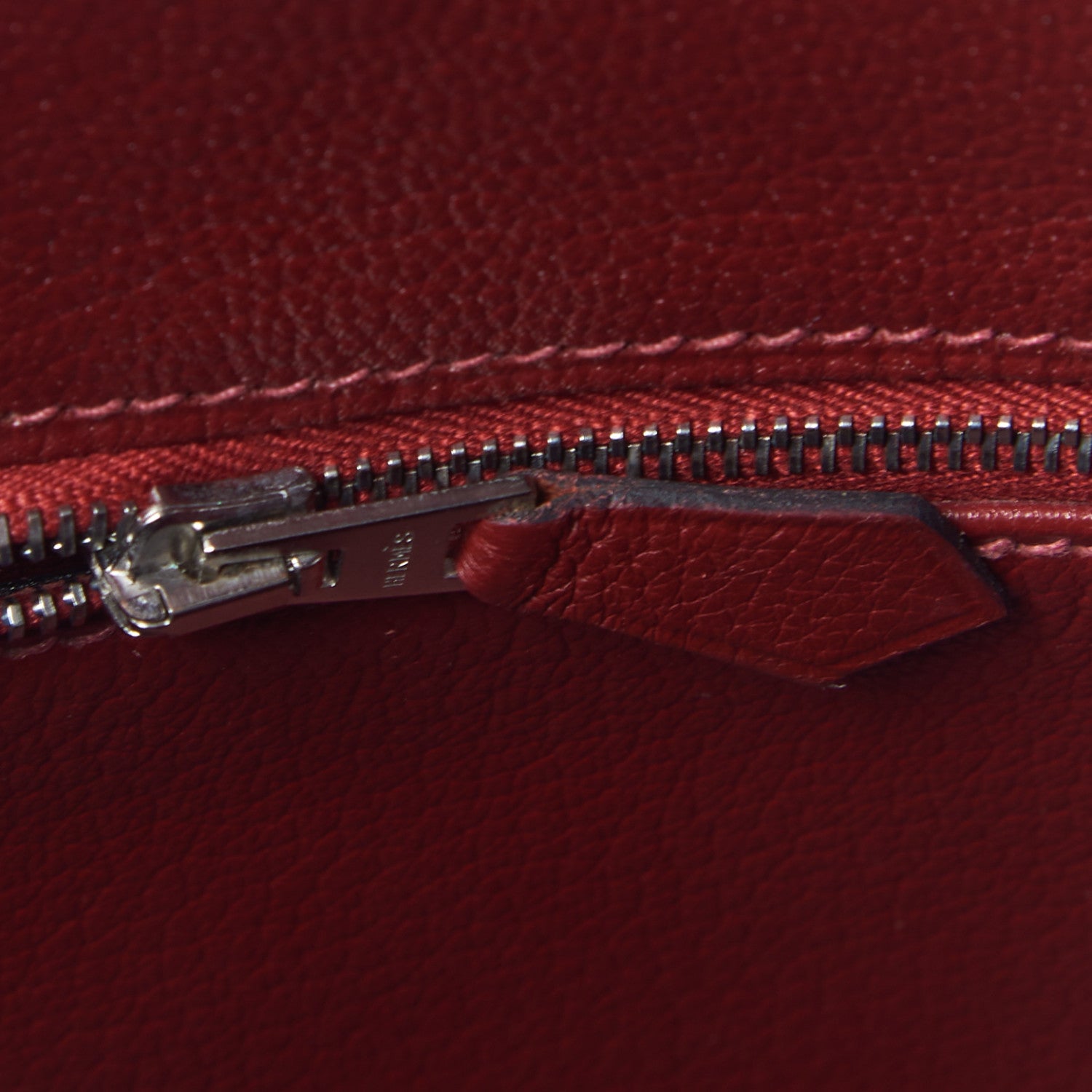 Hermes Taurillon Clemence Birkin 35 Rouge H 15 of 30