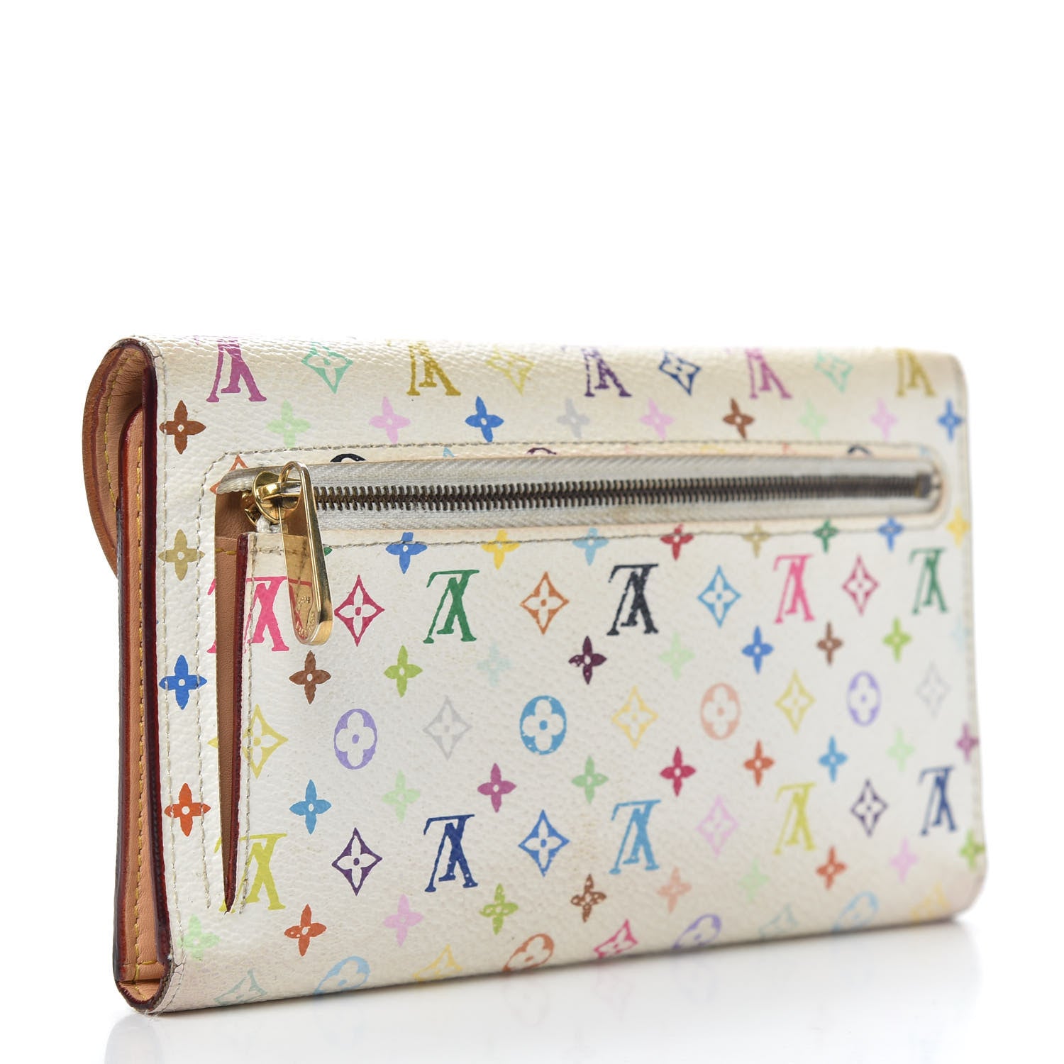 Louis Vuitton Monogram Multicolor Eugenie Wallet White 3 of 13