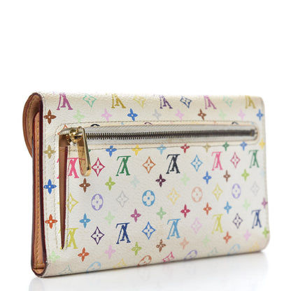 Louis Vuitton Monogram Multicolor Eugenie Wallet White 3 of 13