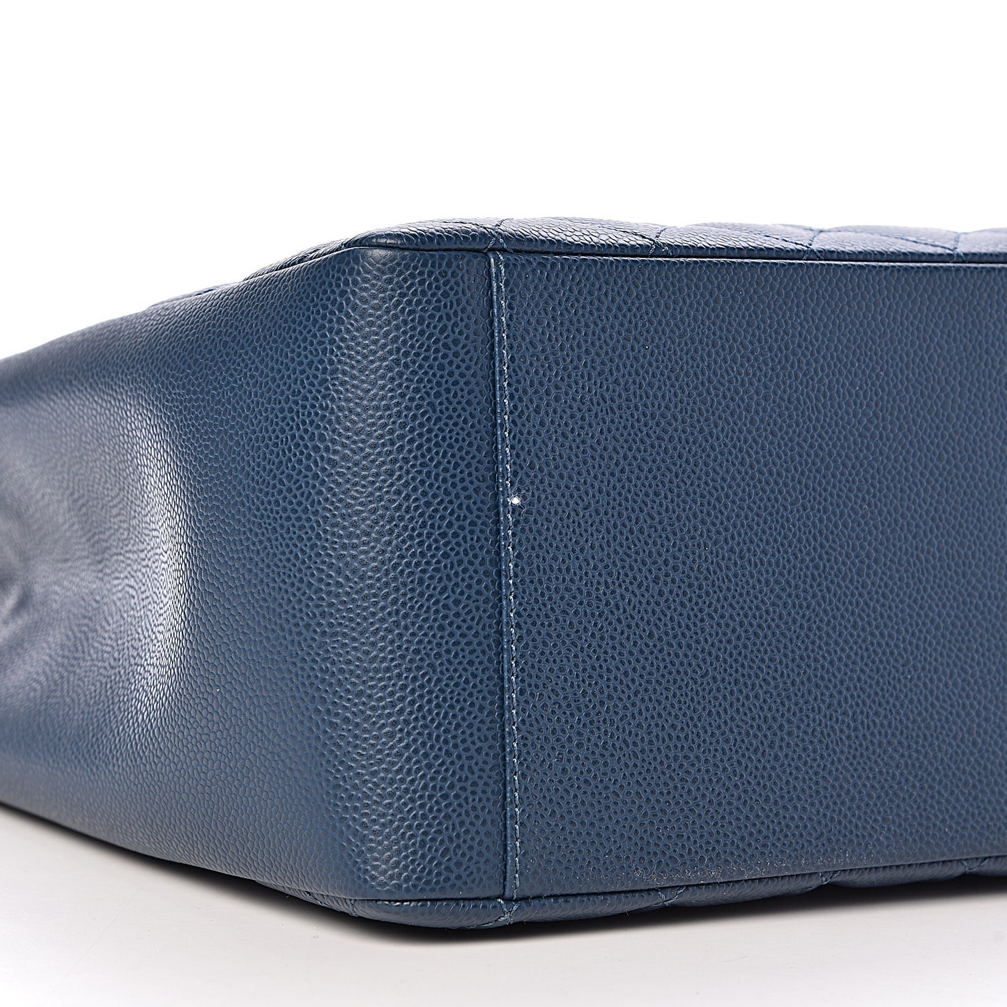 Caviar Quilted Grand Shopping Tote GST Dark Blue