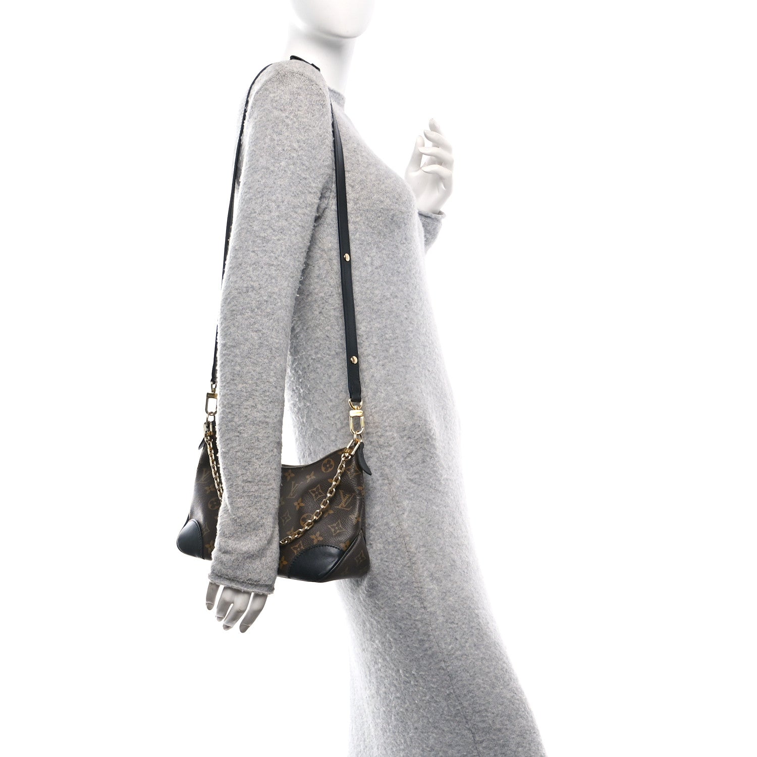 Louis Vuitton Monogram Boulogne NM Black 2 of 9