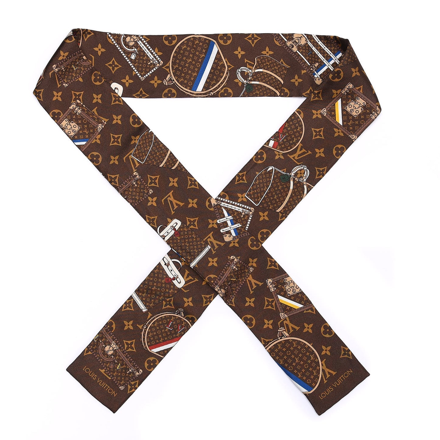 Silk Monogram Trunks Bandeau