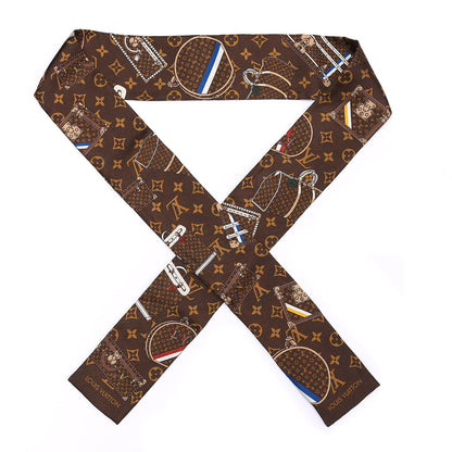 Louis Vuitton Silk Monogram Trunks Bandeau 1 of 6