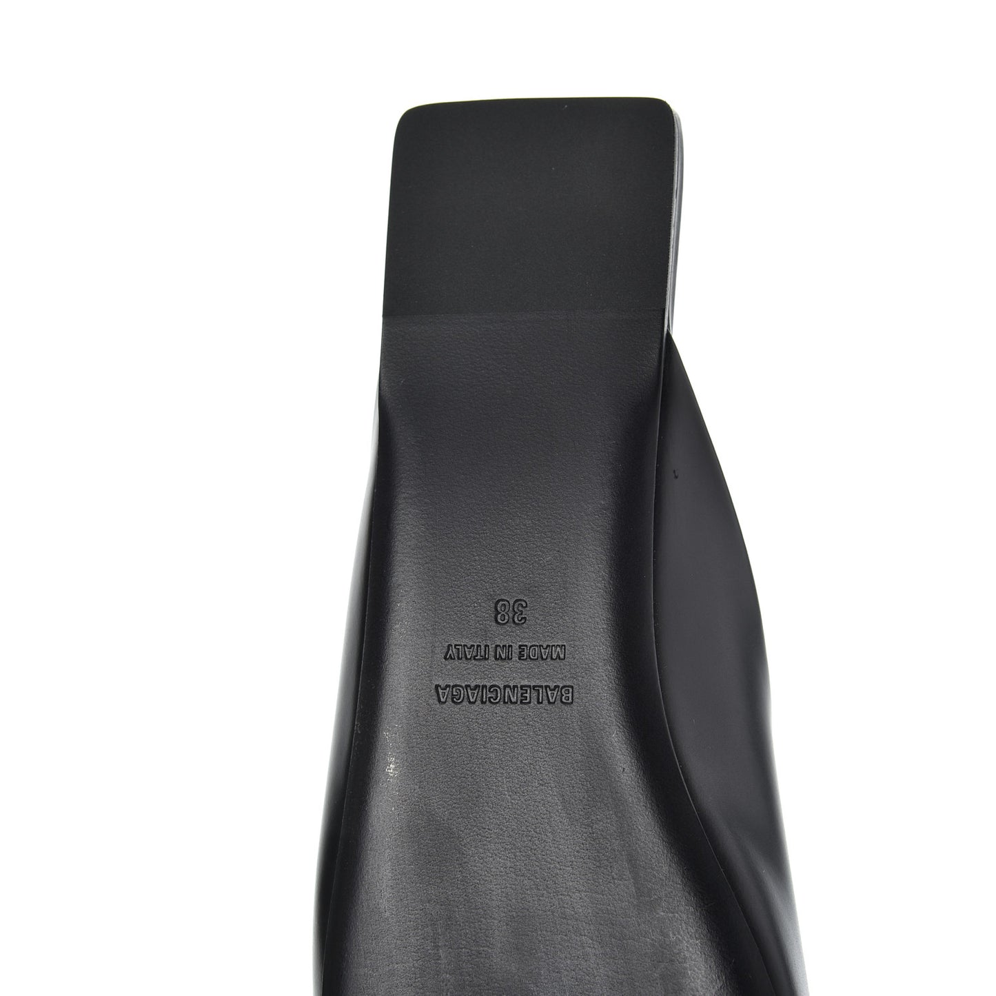 Soft Calfskin Double Square BB 5mm Mules 38 Black
