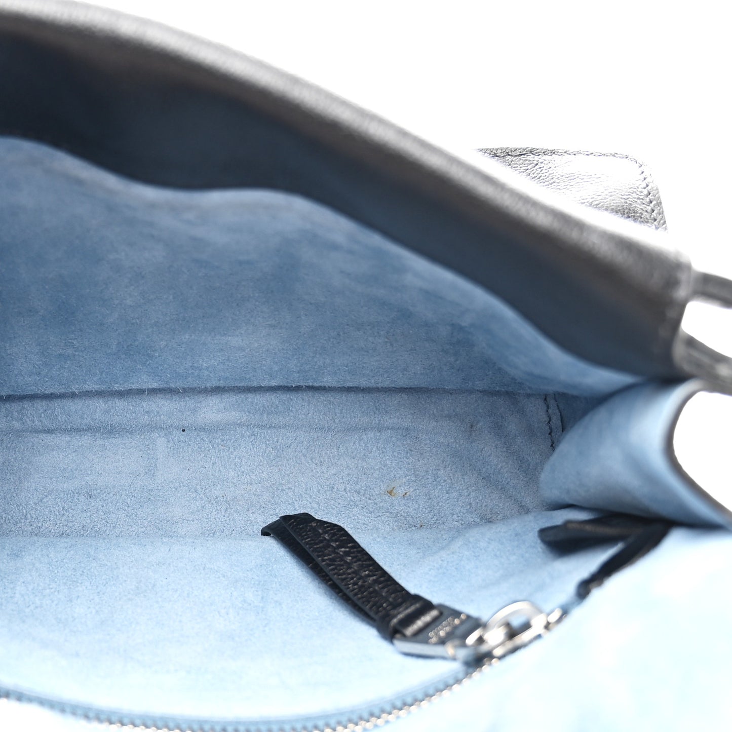 Glace Calfskin Studded Etiquette Flap Black
