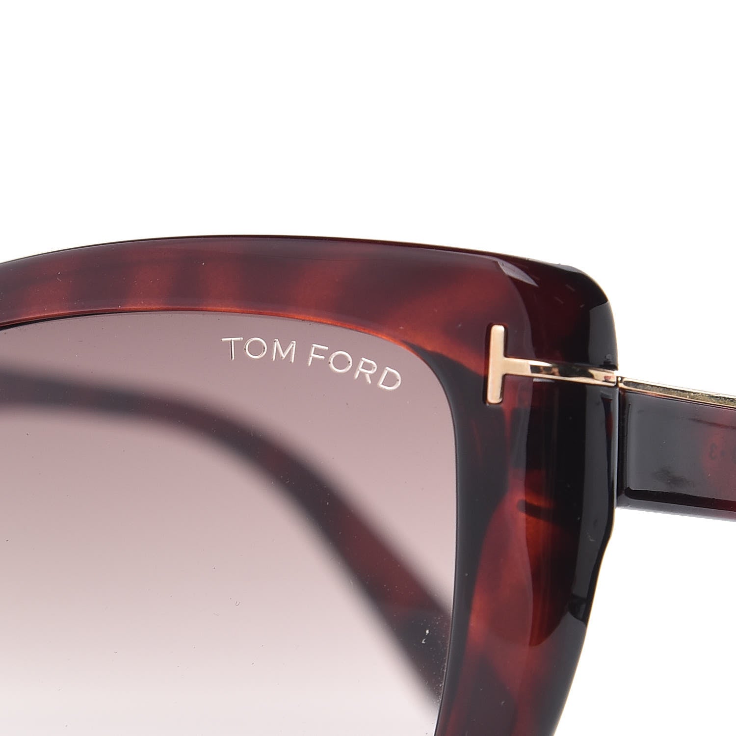 Tom Ford Lindsey Cat Eye TF434 Sunglasses Tortoise 5 of 9