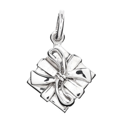 Tiffany Sterling Silver Box Charm Pendant 1 of 3