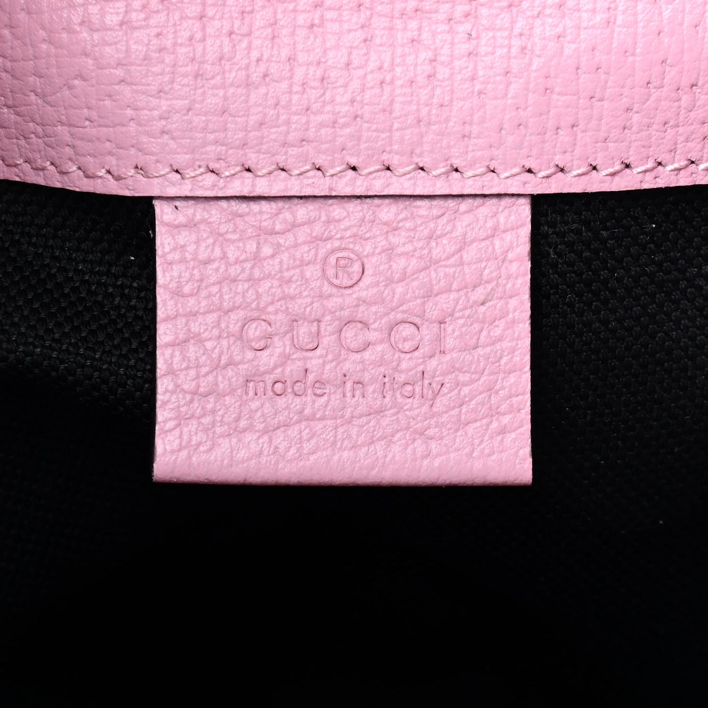GG Supreme Monogram Psychedelic Bucket Bag Black Multicolor Sugar Pink