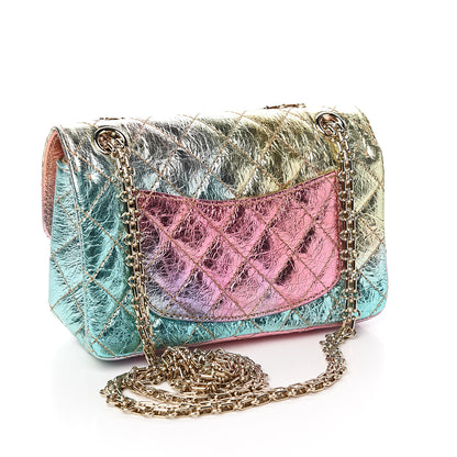 Chanel Metallic Goatskin Quilted Mini 2.55 Reissue Flap Multicolor 2 of 9