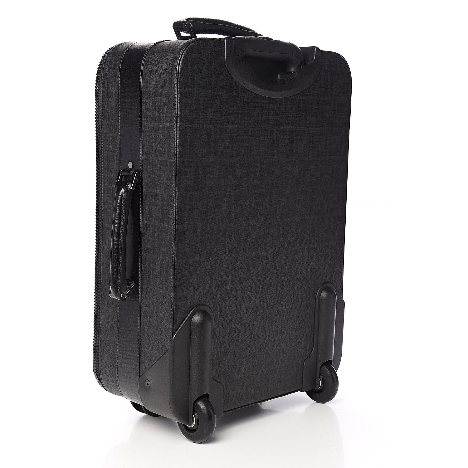 Fendi Zucca Spalmati Carry On Luggage Black 3 of 7