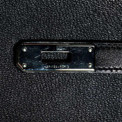 Hermes Swift Kelly Cut Clutch Pochette Black 8 of 8