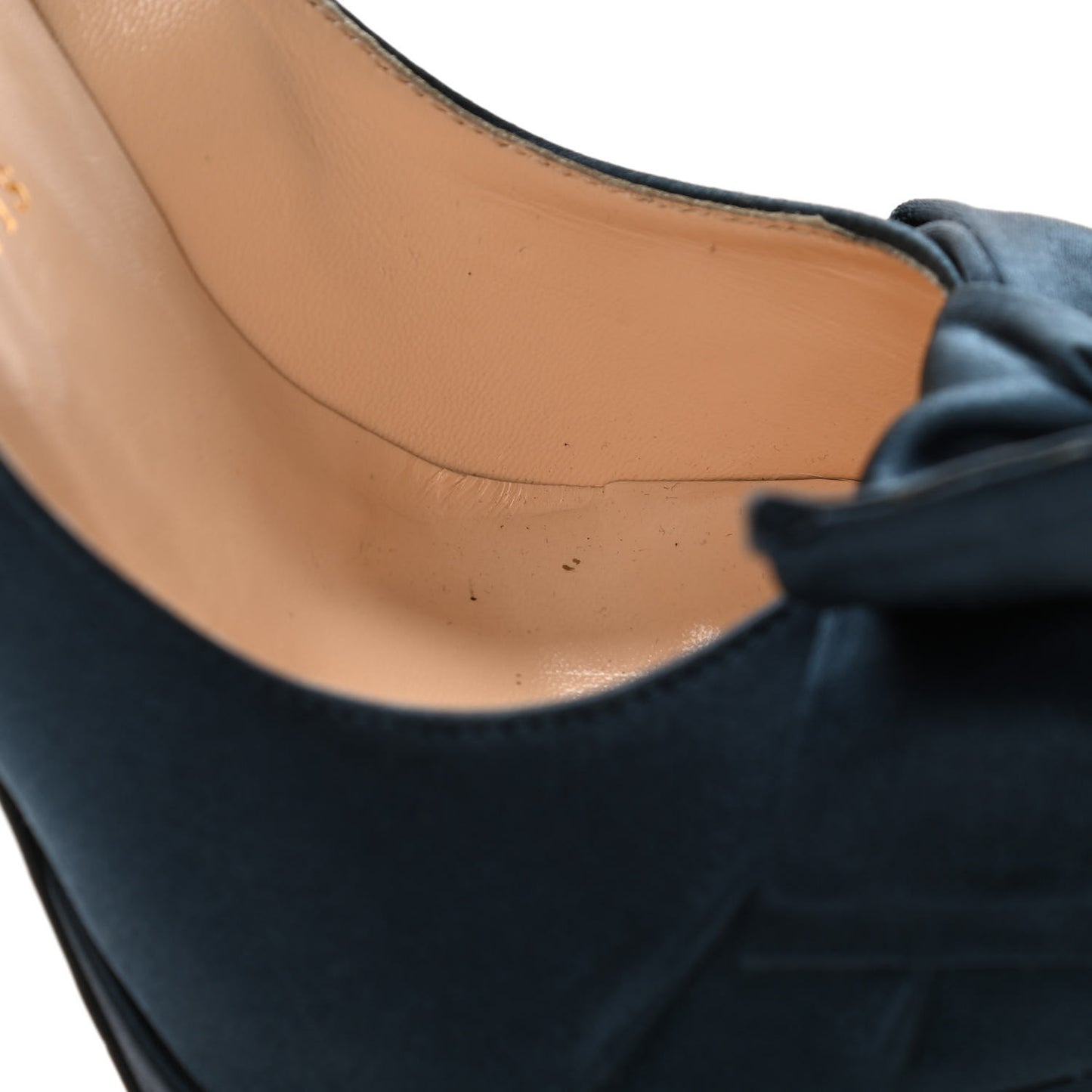 Crepe Satin Madame Butterfly 150 Pumps 38.5 Blue