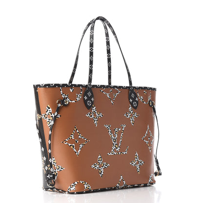 Louis Vuitton Monogram Giant Jungle Neverfull MM Black 3 of 10