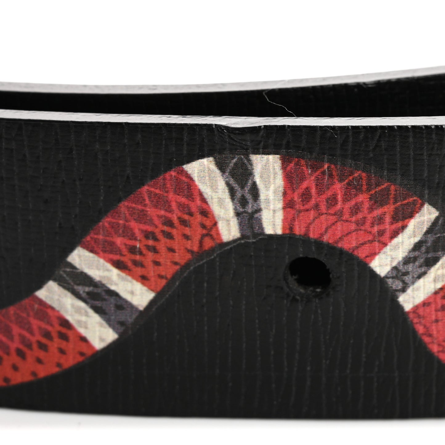 Shangai Calfskin Kingsnake 35mm Belt 100 40 Black Multicolor