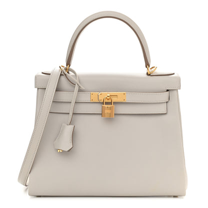 Hermes Evercolor Kelly Retourne 28 Gris Perle 1 of 9