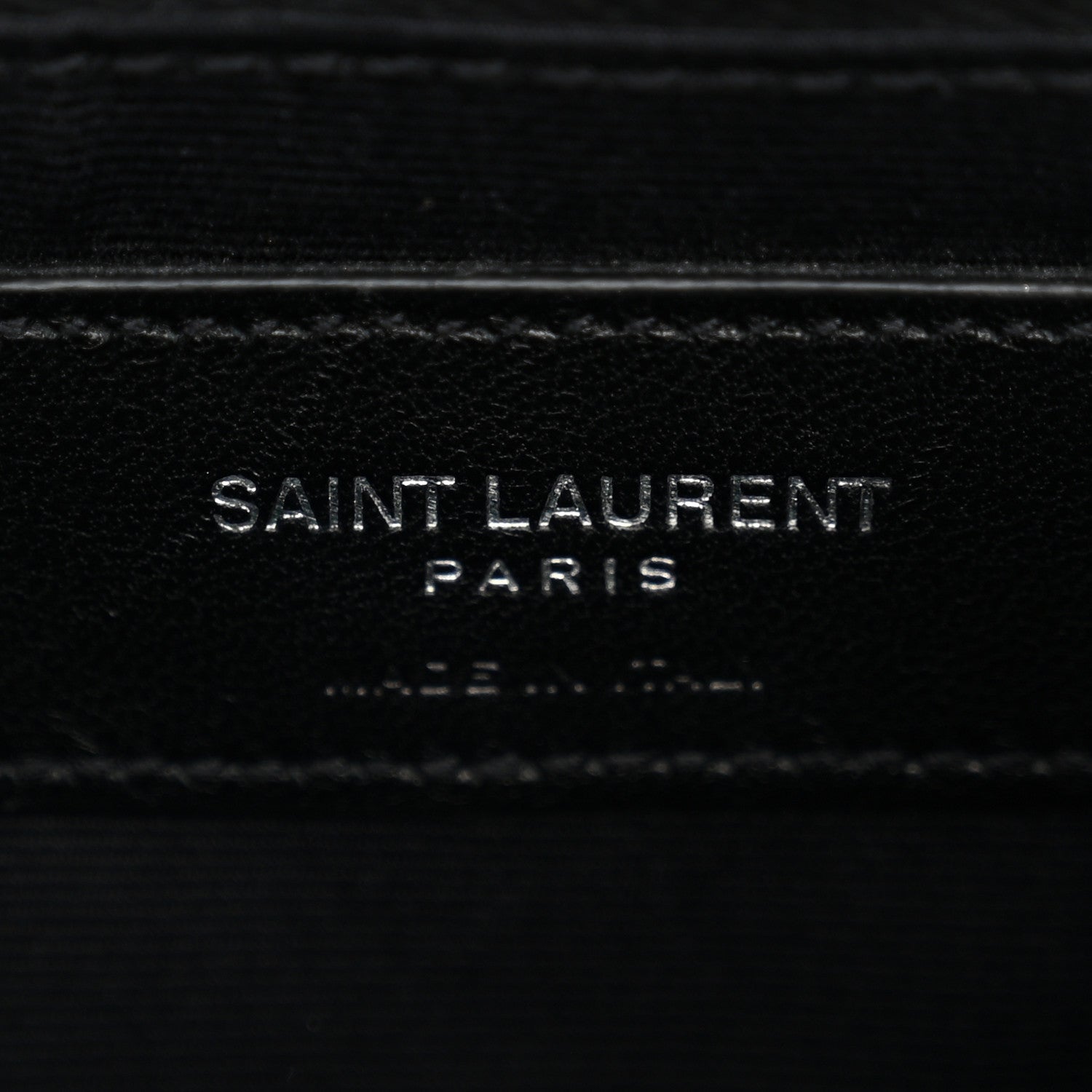 Saint Laurent Calfskin Y Quilted Monogram Toy Loulou Crossbody Bag Grey Kaki 6 of 10