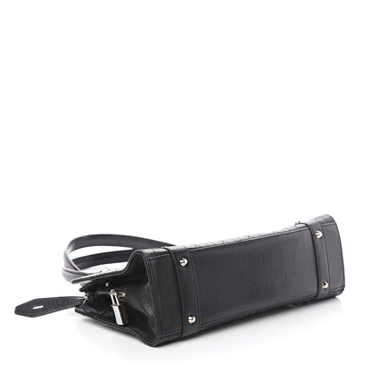 Christian Dior Calfskin Cannage Stitched East West Lady Dior Black 3 of 7