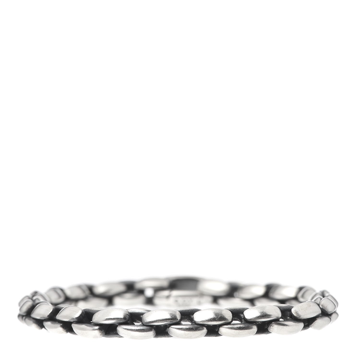 David Yurman Sterling Silver 6mm Elongated Box Chain Bracelet 1 of 6