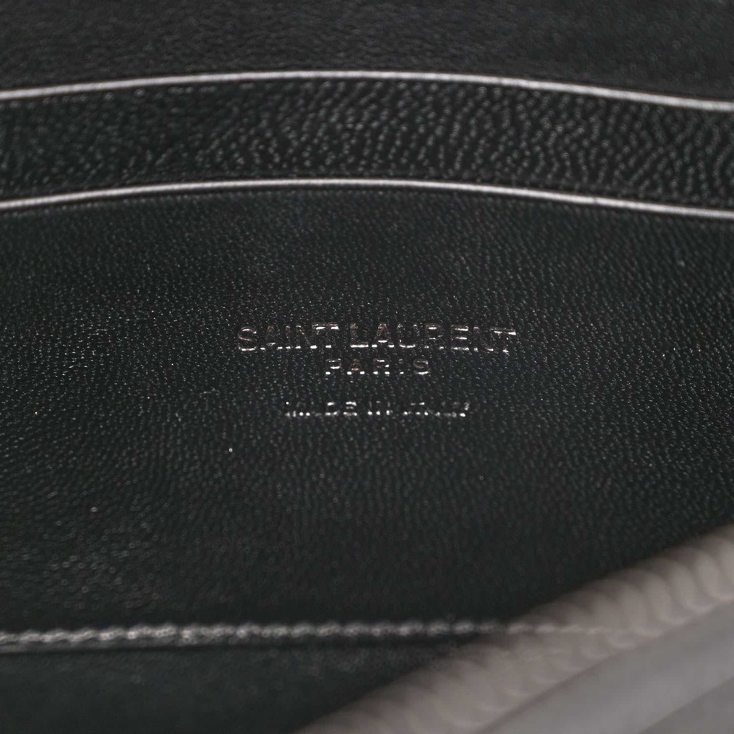 Saint Laurent Grain De Poudre Matelasse Monochrome Monogram Mini Lou Camera Bag Black 6 of 11